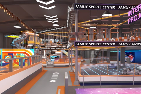 3000m²运动超乐场落地